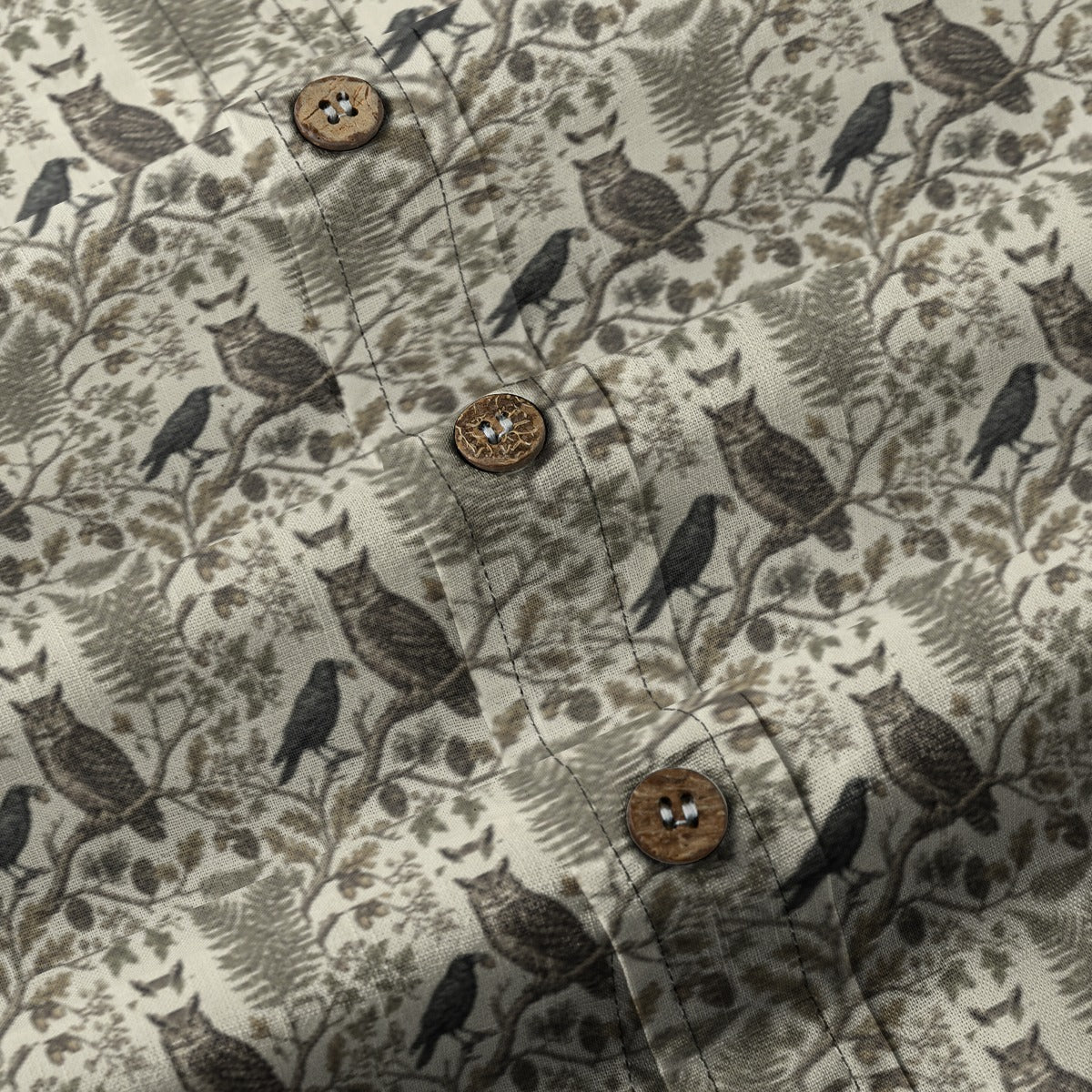 Owls & Crows Vintage Button-Down